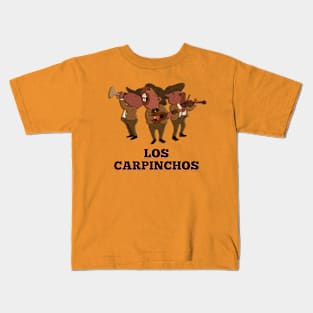 Los Carpinchos: Mariachi Capybaras Kids T-Shirt